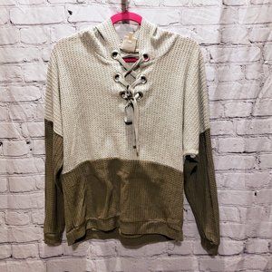 Trueself waffle hoodie Size M